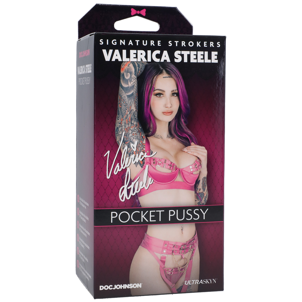 Signature Strokers Valerica Steele Ultraskyn Pocket Pussy Vanilla - Foxy  Bunny